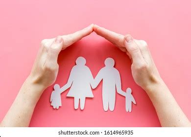 Live Insurance Concept Family Silhouette Under Stock Photo 1614965935 | Shutterstock