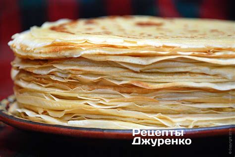 Nalysnyky – thin pancakes recipe