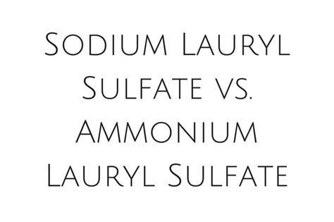 ALS vs. SLS – What’s the Difference? - Naturaler