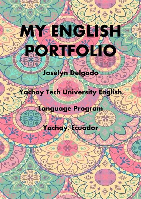 Delgadojoselyneportfolio by Perspectives: Yachay Tech English Language ...