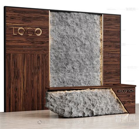 Modern Reception Desk 3D Model Download - Model ID.904942995 | 1miba