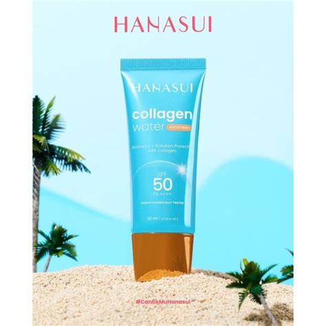 Jual HANASUI COLLAGEN WATER SUNSCREEN SPF 50 PA++++ | Shopee Indonesia