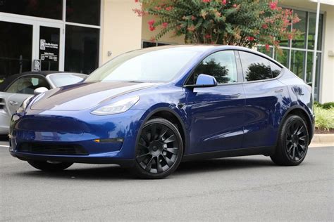 2021 Tesla Model Y Long Range AWD 2021 Tesla Model Y, Deep Blue ...