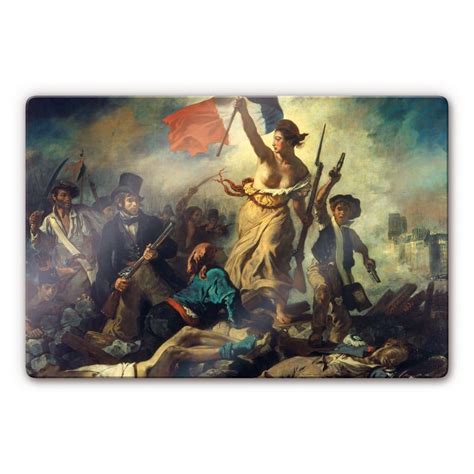 Delacroix - Liberty Leading the People Glass art | wall-art.com