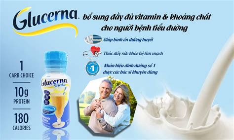 Sữa nước Glucerna 220ml có tốt không? Giá bao nhiêu?