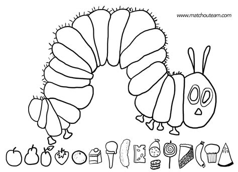 Get This The Very Hungry Caterpillar Coloring Pages Free for Kids - 34675