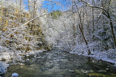 Winter on the Creek Photograph by Dale R Carlson - Fine Art America