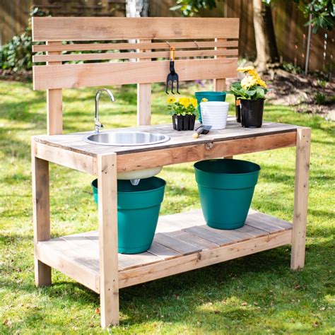 DIY Potting Bench with Sink | Ana White