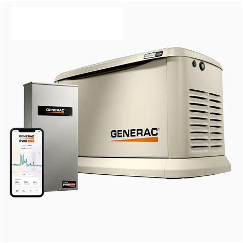 Generac 7210 Guardian 24kW Home Standby Generator with PWRView Transfer ...