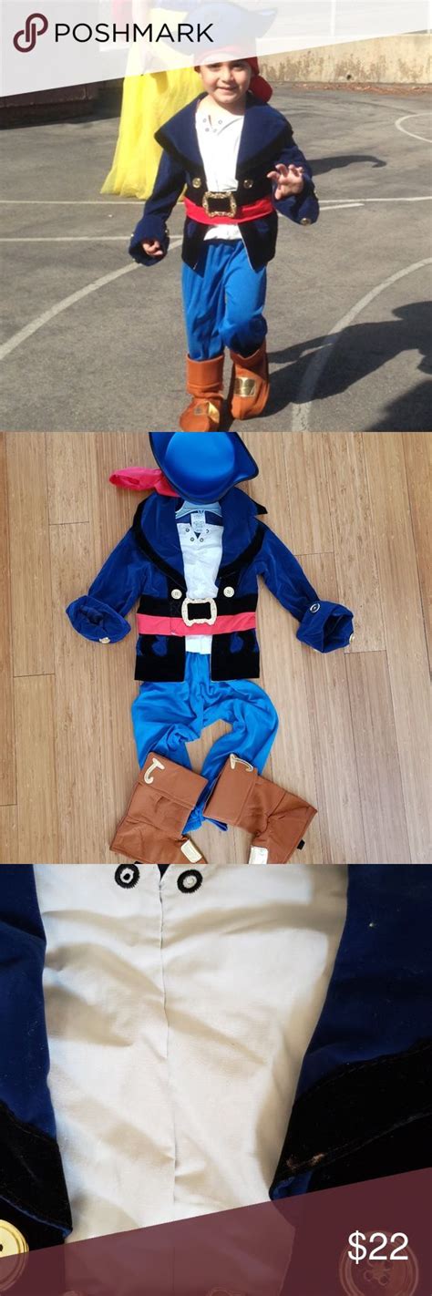 Captain Jake Pirate Halloween Costume / sz 4T | Pirate halloween costume, Pirate halloween ...