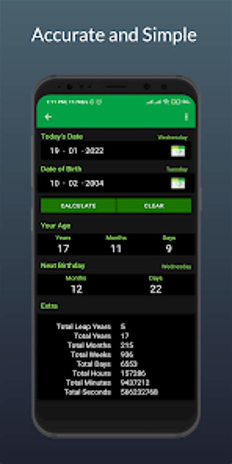 Age Calculator Accurate for Android - Download