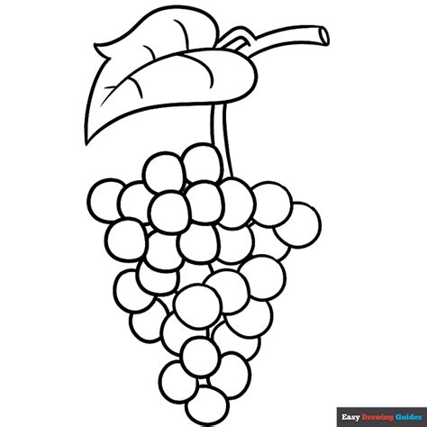 Grapes Coloring Page