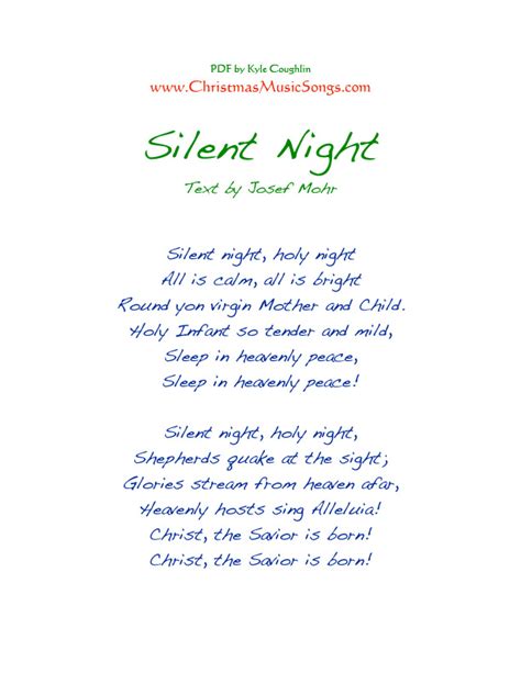 Silent Night Words Printable - Printable Word Searches