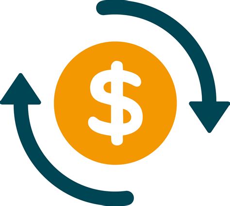 Money transfer icon, simple arrow dollar . web button ui ux 21352966 PNG