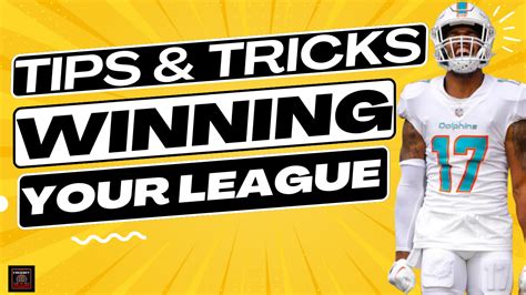 Best Tips and Tricks to Winning Your Fantasy Football League