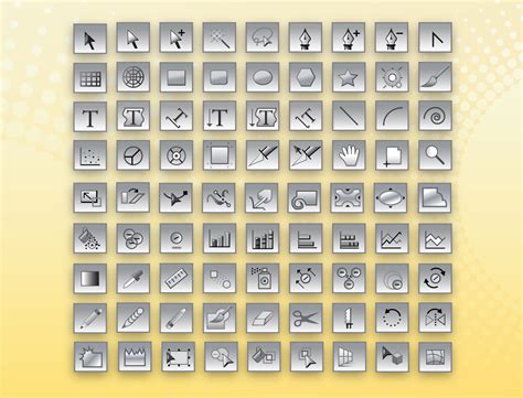 Adobe Illustrator Tools Icons Vector Art & Graphics | freevector.com