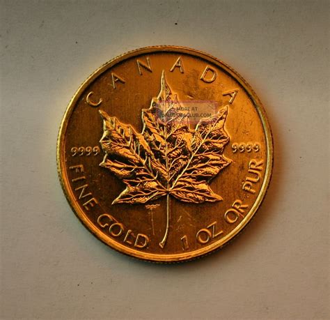 2009 1 Oz Gold Canadian Maple Leaf Coin. 9999 Pure $50 (cad) Quality