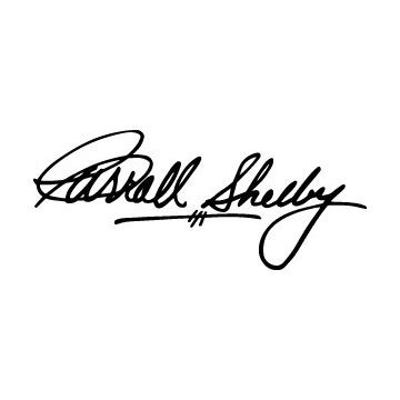 Passion Stickers - Cars & Bumper Stickers - Carroll Shelby Signature Decals