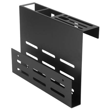 Wall Mounted Knife Storage Rack, Integrated Shelf Carbon Steel Black Sturdy Wall Mounted Kitchen ...