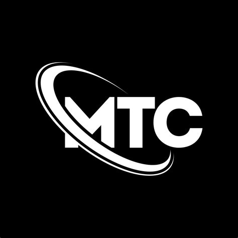 logotipo mtc. letra mtc. diseño del logotipo de la letra mtc. iniciales ...