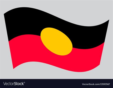 The Australian Aboriginal Flag Vector Clip Art Free Svg - Bank2home.com