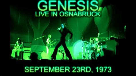 Genesis - Live in Osnabruck - September 23rd, 1973 - YouTube