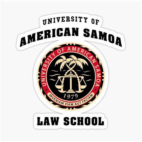 "University of American Samoa Law School Logo Better Call Saul" Sticker ...