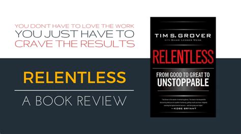 Relentless by Tim Grover - An Honest Book Review - Chris Ternate