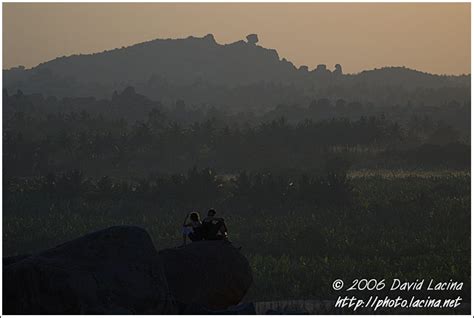 Travel Photo Gallery - Sunset, Hemakuta Hill, Hampi - Nature, India