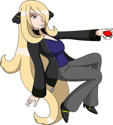 Pokeson - Cynthia Shirona Ver. 2 Design by LucarioShirona on DeviantArt