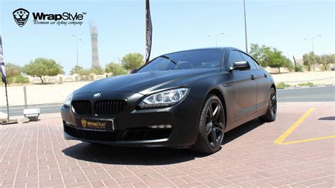 BMW 640 - Black Satin wrap | WrapStyle