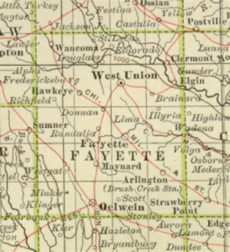 1897 Century Atlas of the State of Iowa