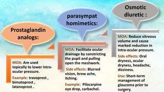 Drugs used in ocular pharmacology | PPT