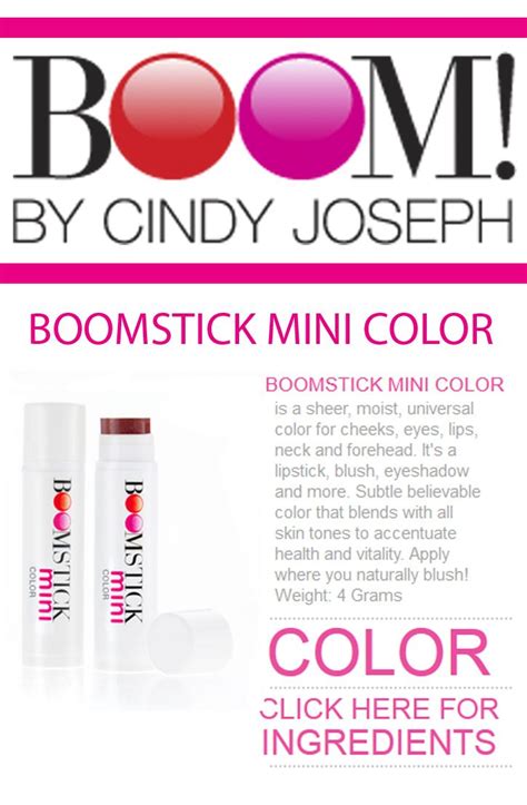 Boomstick Mini Color | Colors for skin tone, Cindy joseph, Cosmetics ...