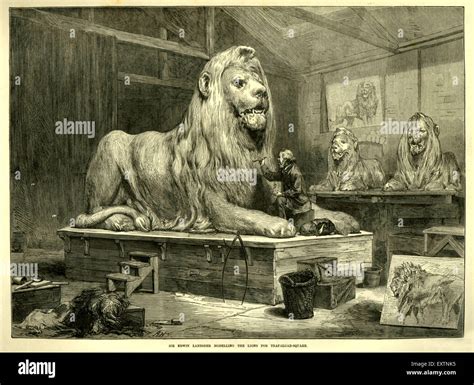 Edwin landseer sculptures hi-res stock photography and images - Alamy