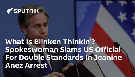 What Is Blinken Thinkin'? Spokeswoman Slams US Official For Double ...