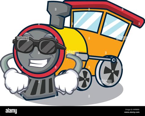 Super cool train character cartoon style Stock Vector Image & Art - Alamy