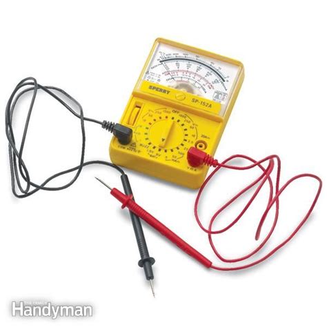 How to Use a Digital Multimeter and Analog Multimeter | Handyman, Diy ...