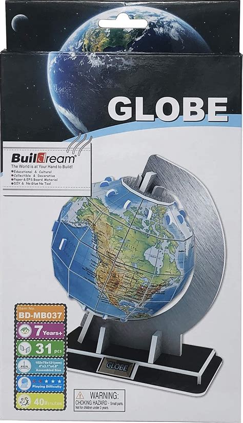 Edu-Sci Space 3D Puzzle (Earth Globe) – BigaMart