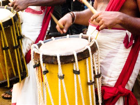 Chenda | A chenda is made out of a cylindrical wooden drum, … | Flickr