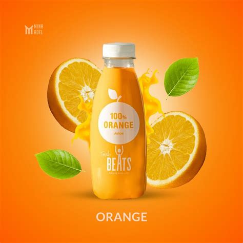 Orange Juice Ad in 2023 | Juice ad, Juice bottles, Juice