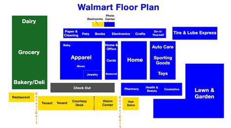 Walmart Inside Map