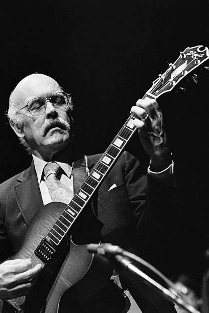 American jazz guitarist Jim Hall performs at the NOS Jazz festival at...