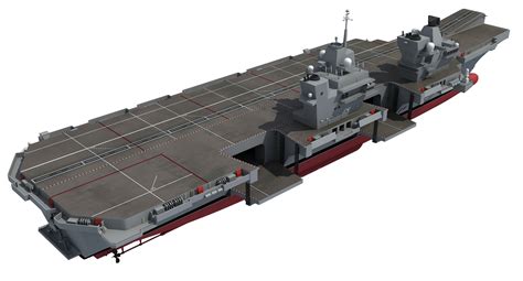 Queen Elizabeth Aircraft Carrier 3D Model – 3D Horse