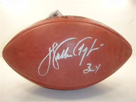 Autographed Walter Payton Football - #34 Jsa Certified