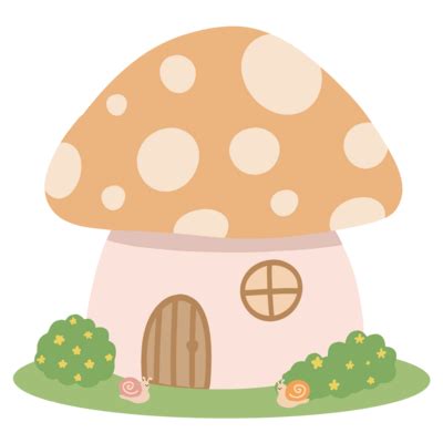 Mushroom House PNGs for Free Download