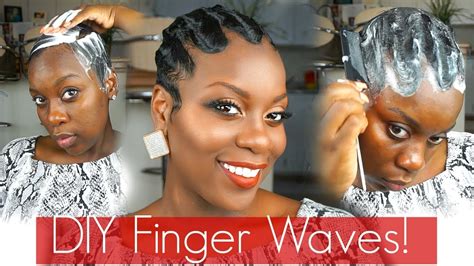 Classy Finger Waves!| Mold n' Go!|Short Hair Tutorial - YouTube