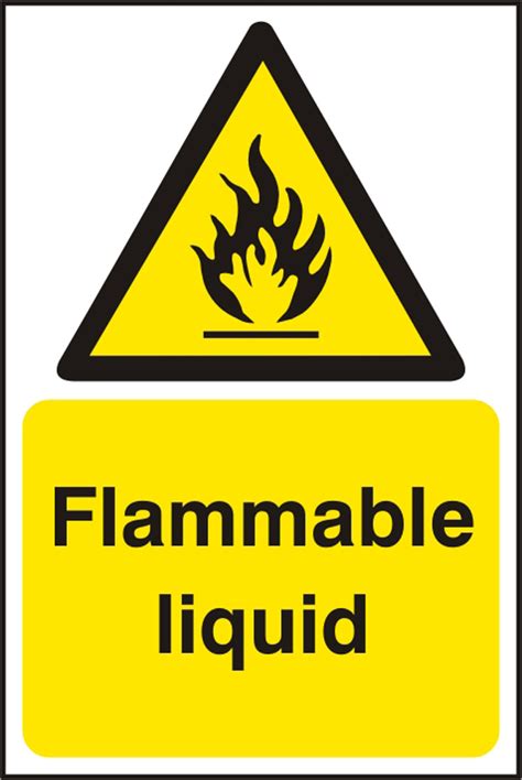 BSS11175 - FLAMMABLE LIQUID SIGN @ Beeswift - Focused on Safety