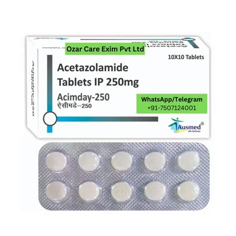 Acetazolamide Tablets at Rs 50/box | Nagpur | ID: 2850374529762