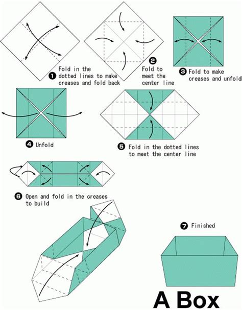 simple origami box - Google Search | Origami box easy, Origami box instructions, Origami box